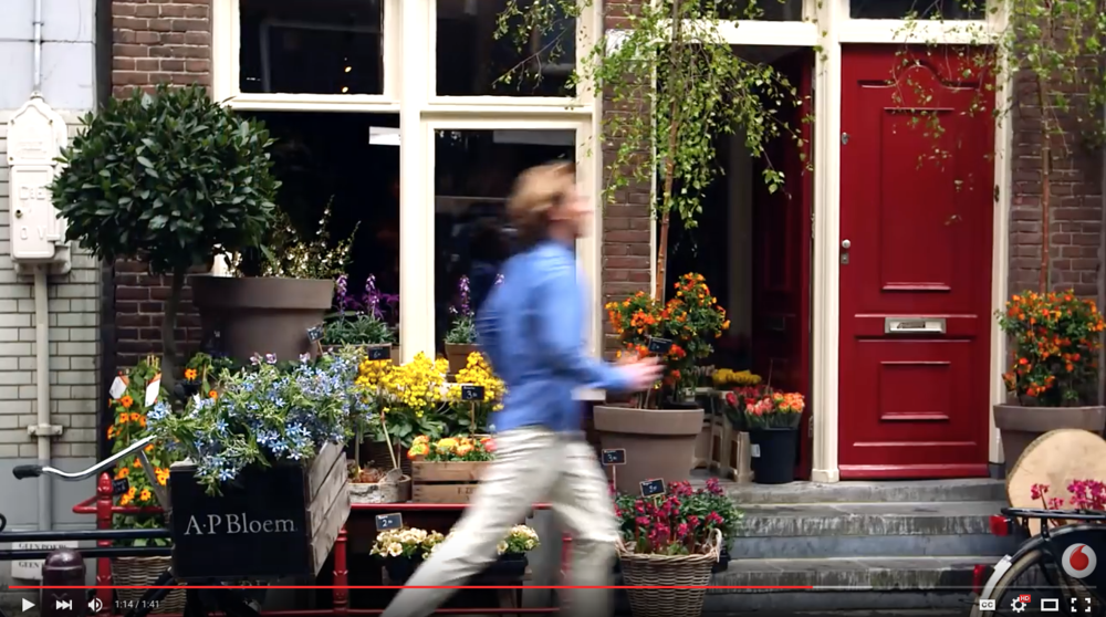 AP Bloem te zien in Vodafone-reclame