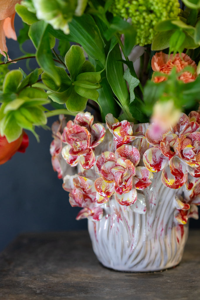 Rose Cluster Arrangement Vase – Ceramic thumbnail